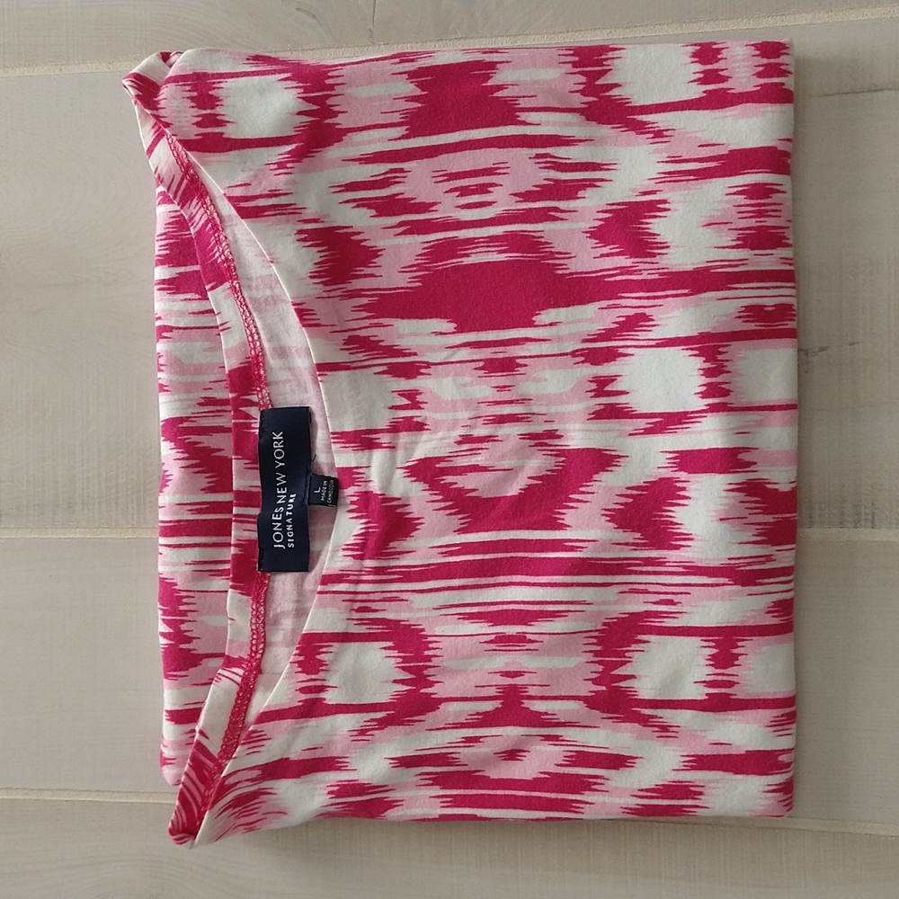Jones New York Signature pink top